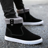 Fashion Comfortable Casual Plush Men Ankle Boots