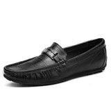 Fashion Genuine Leather Slip On Moccasins Men's Loafers