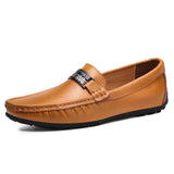 Fashion Genuine Leather Slip On Moccasins Men's Loafers