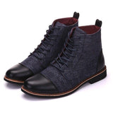 Casual Lace-up Gladiator Patchwork Men Boots