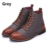 Casual Lace-up Gladiator Patchwork Men Boots