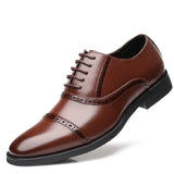 Fashion Formal Breathable PU Leather Business Men Dress Shoes