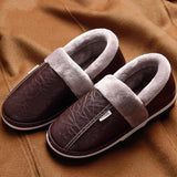 Stylish Winter Waterproof PVC Short Push Men's Slippers