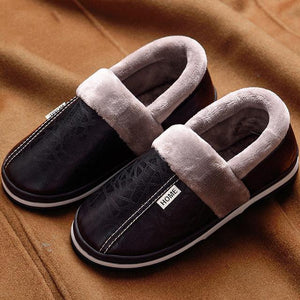 Stylish Winter Waterproof PVC Short Push Men's Slippers