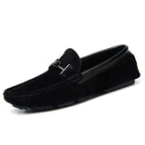 Fashion Suede Leather Slip On Men's Boat Shoes Loafers