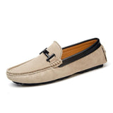 Fashion Suede Leather Slip On Men's Boat Shoes Loafers