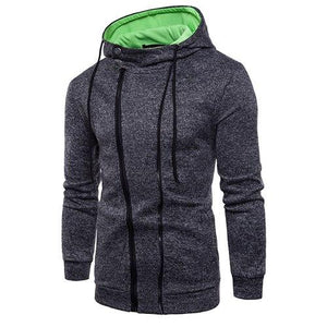 Fashion Zip Up Long Sleeve Hoodies