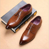 Fashion Business Pointed Toe Oxfords Men's Dress Shoes