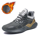 Fashion Autumn Winter Plush Warm Men Sneakers