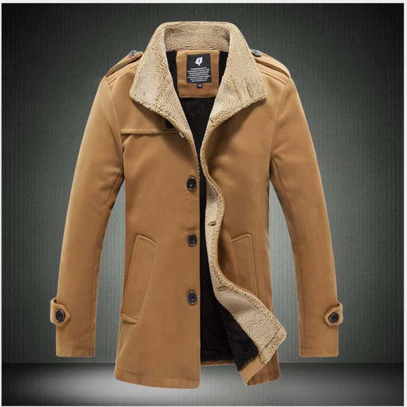 New Woolen Men's Coat