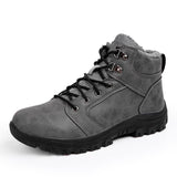 Vintage Waterproof Winter Warm Men Ankle Boots