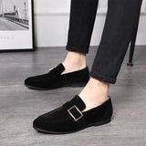 Fashion Suede Leather Business Men's Loafers