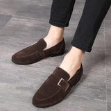 Fashion Suede Leather Business Men's Loafers