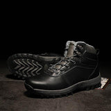 British PU leather Winter Men Boots