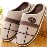 Winter Non-slip Warm Home Men Slippers