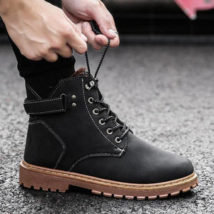 Fashion Winter Comfortable Non-slip Men Ankle Boots