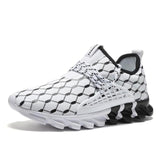 Fashion Lightweight Weaving Mesh Breathable Trainers Mens Shoes Sneakers