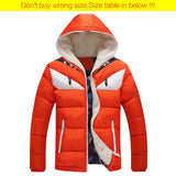 Fashion Casual Cotton-padded Slim Fit Men Coats