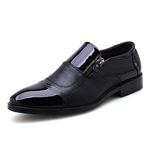 Autumn Plus Size Pointed Men Leather Shoes