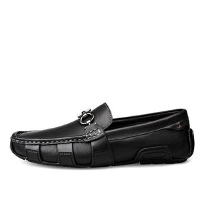 Fashion Big Size Genuine Leather Slip-on Man Loafers