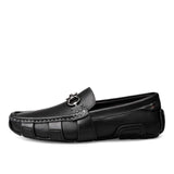 Fashion Big Size Genuine Leather Slip-on Man Loafers