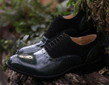 Pointed Toe Handmade Leather Oxfords Men Dress Shoes