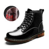 Waterproof Genuine leather Autumn/Winter Men Ankle Boots