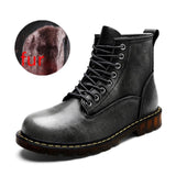 Waterproof Genuine leather Autumn/Winter Men Ankle Boots