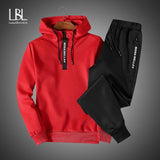 Fashion Autumn Spring Hoodies+Pants Men's Sets Tracksuits