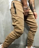 Fashion Splicing Multi Pocket Joggers Pants Sweatpants