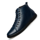 Fashion Lace Up Genuine Leather Men Ankle Boots