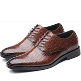 Fashion PU Leather Business Oxford Men's Dress Shoes