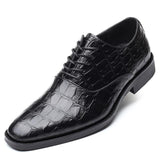 Fashion PU Leather Business Oxford Men's Dress Shoes