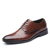 Fashion PU Leather Business Oxford Men's Dress Shoes