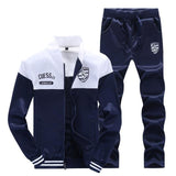 Fashion Casual Spring Autumn Men's Jackets+Pants Sets Tracksuits