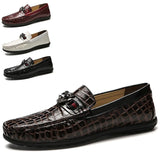 Fashion Genuine Leather Soft Moccasins Men Loafers Shoes