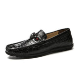 Fashion Genuine Leather Soft Moccasins Men Loafers Shoes