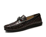 Fashion Genuine Leather Soft Moccasins Men Loafers Shoes