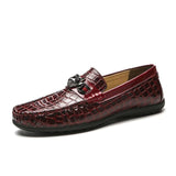 Fashion Genuine Leather Soft Moccasins Men Loafers Shoes