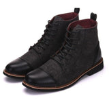 Fashion Slip-on Men's Ankle Boots