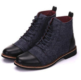 Fashion Slip-on Men's Ankle Boots