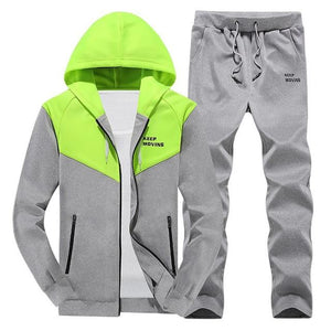 Fashion Spring Autumn Casual Men's Tracksuits Sets