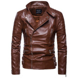 Fashion Lapel Men's Leather Jackets