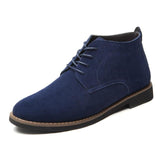 Men's Genuine Leather All Season Lace-up for man Ankle boots