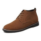 Men's Genuine Leather All Season Lace-up for man Ankle boots