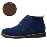 Men's Genuine Leather All Season Lace-up for man Ankle boots