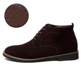 Men's Genuine Leather All Season Lace-up for man Ankle boots