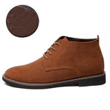 Men's Genuine Leather All Season Lace-up for man Ankle boots