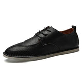 Comfortable Genuine Leather Rubber Soles Men's Casual Shoes