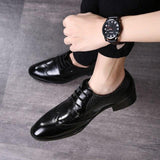 Fashion Pointed Business Office Oxfords Men's Dress Shoes